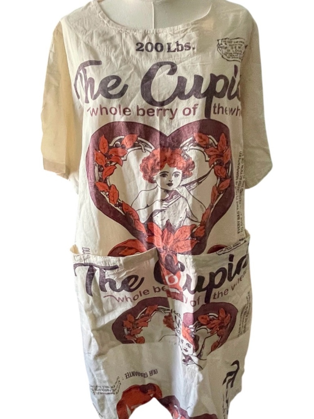 Vintage Sack Upcycled Dress – One Size (Fits Up to Large)  NWOT - Picture 3 of 11